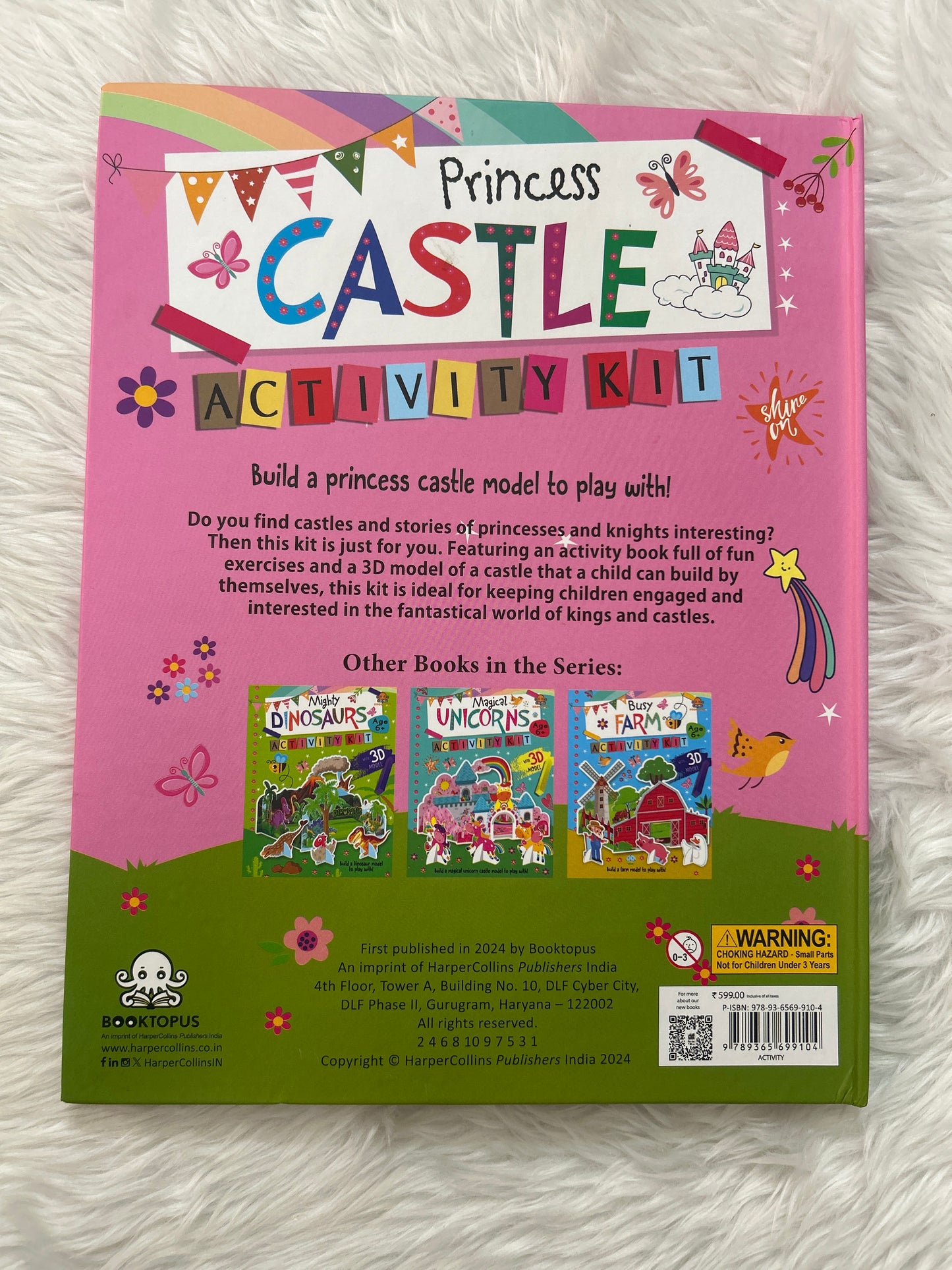 3D Princess Castle Activity Kit 6+