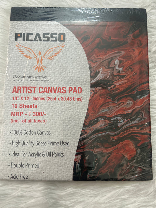 Artist Canvas Pad (10 x 12”)