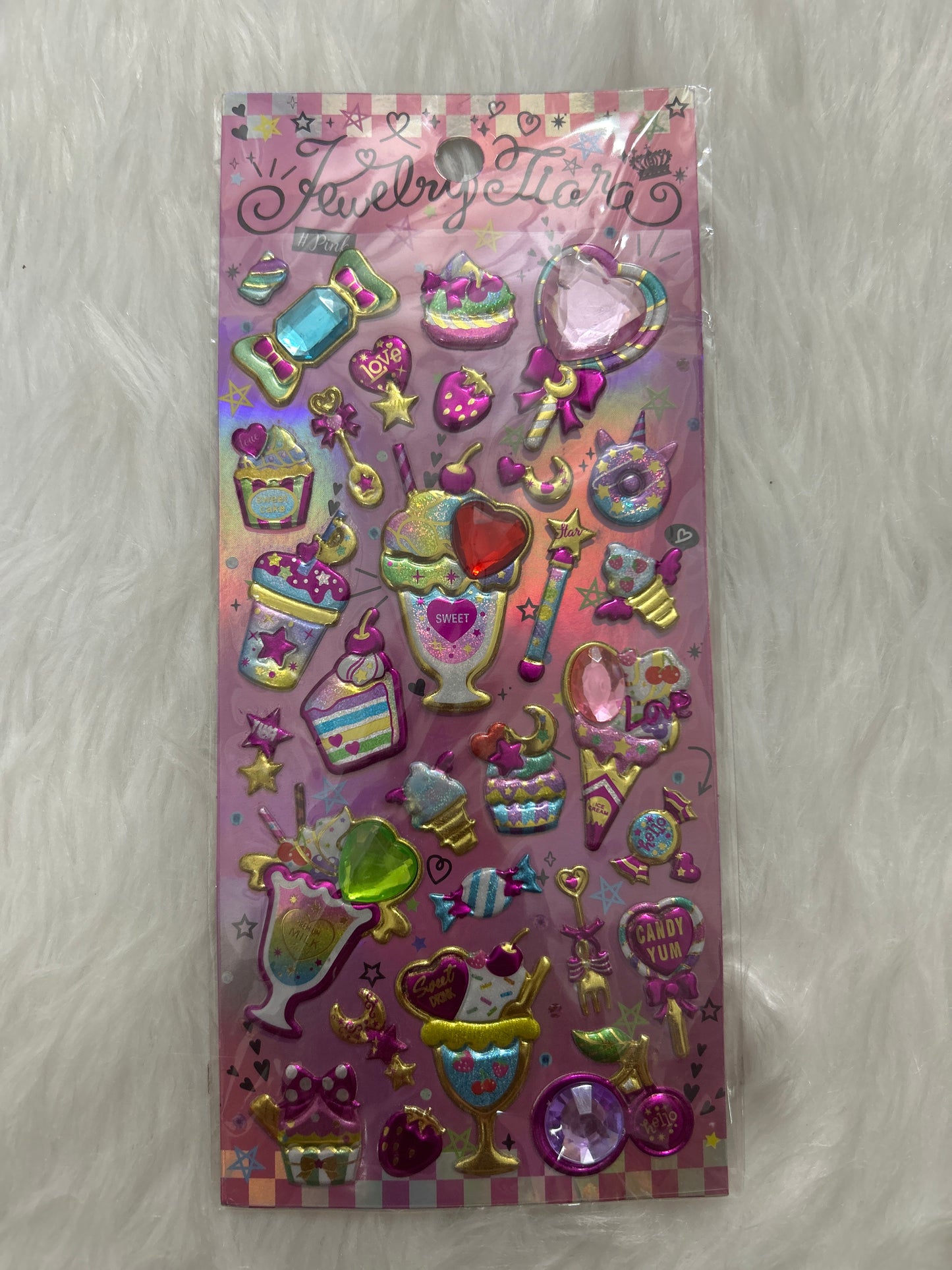 Fancy Sticker Jewelry Tiara XL-CJF-708