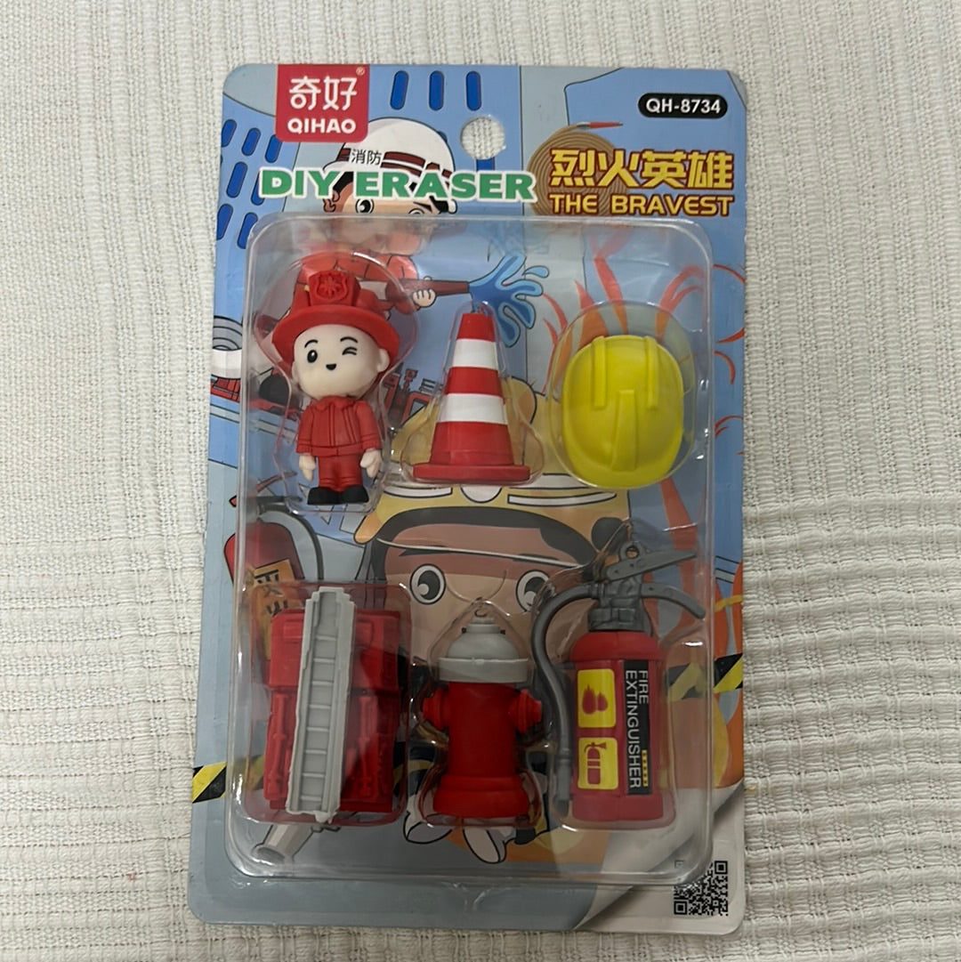 Fancy Eraser Firefighter QH8734