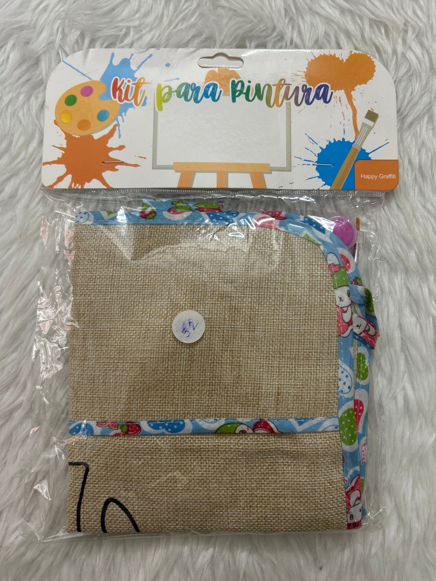 DIY Jute Apron Painting