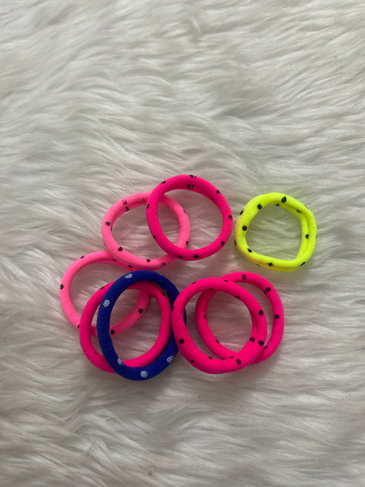 Rubber Band Multicolour Polka Dot