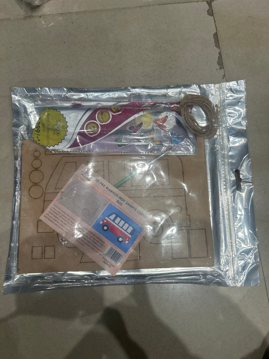 MDF DIY Painting Kit 3D A5 Bus MDPK00