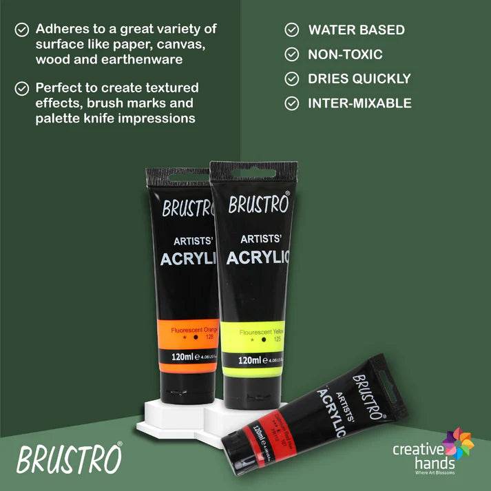 Acrylic Colour 30 Shades Brustro