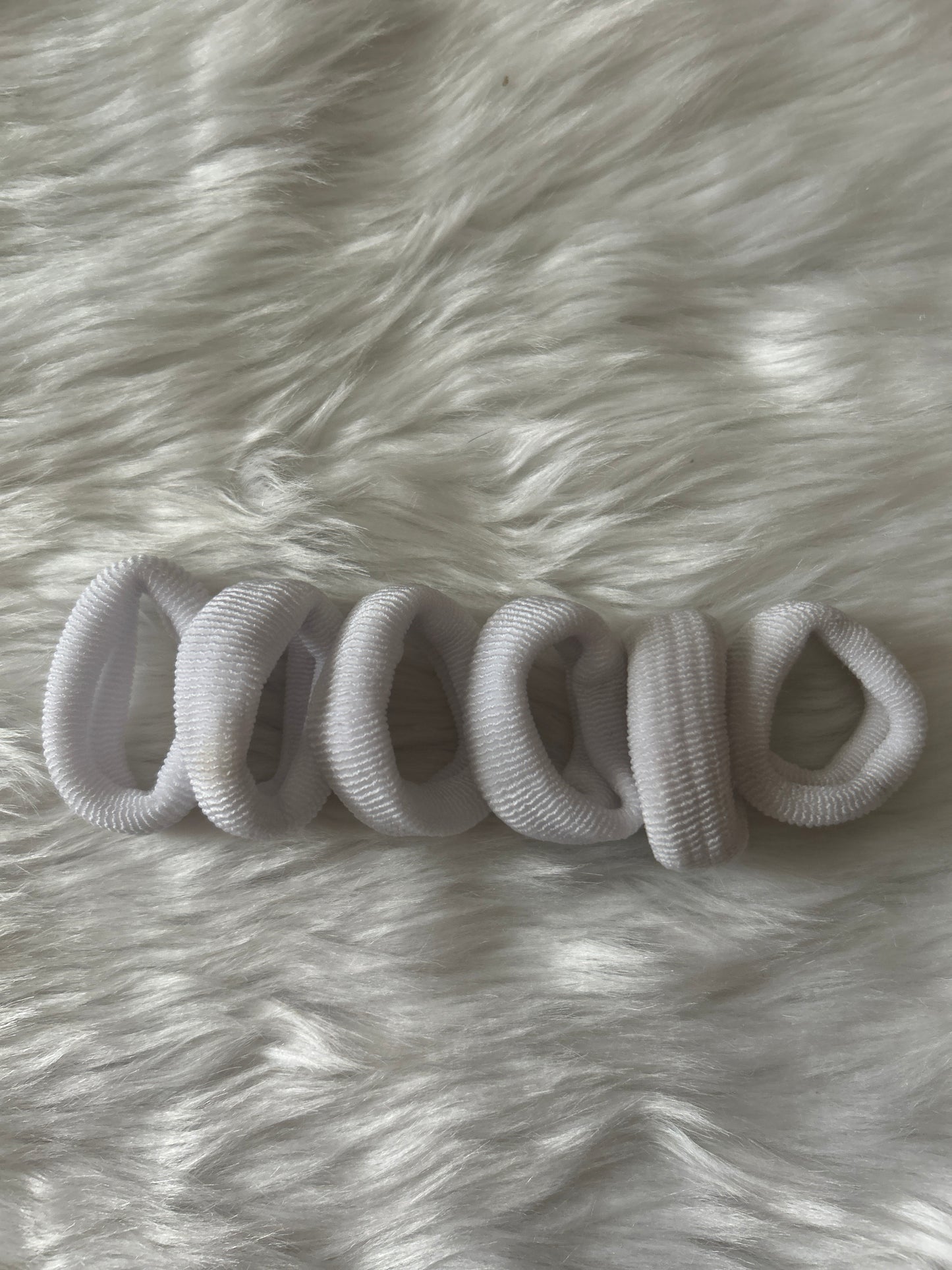 Rubber Band White Thick