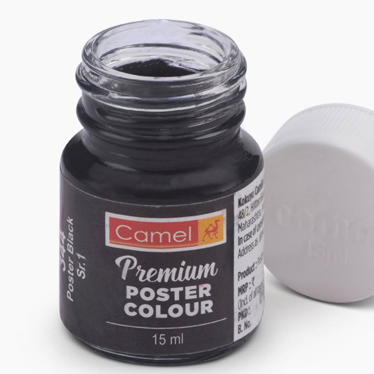 Camel Poster Colour Black 344 15 ml