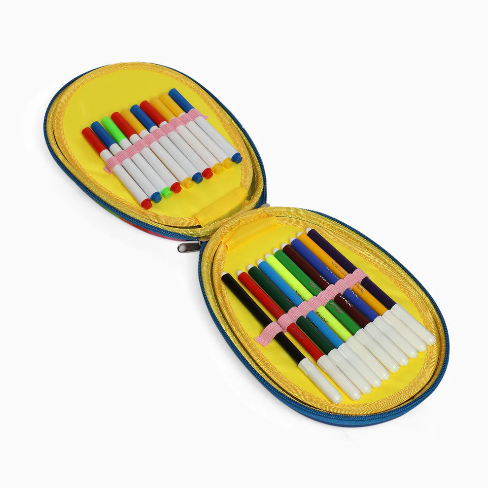 Pencil Pouch Hello Holidays Oval Shape