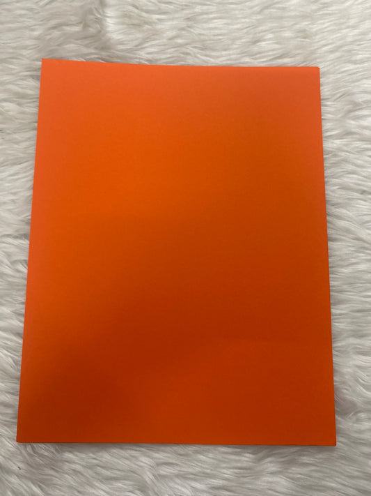 A4 Cartridge Paper- Orange