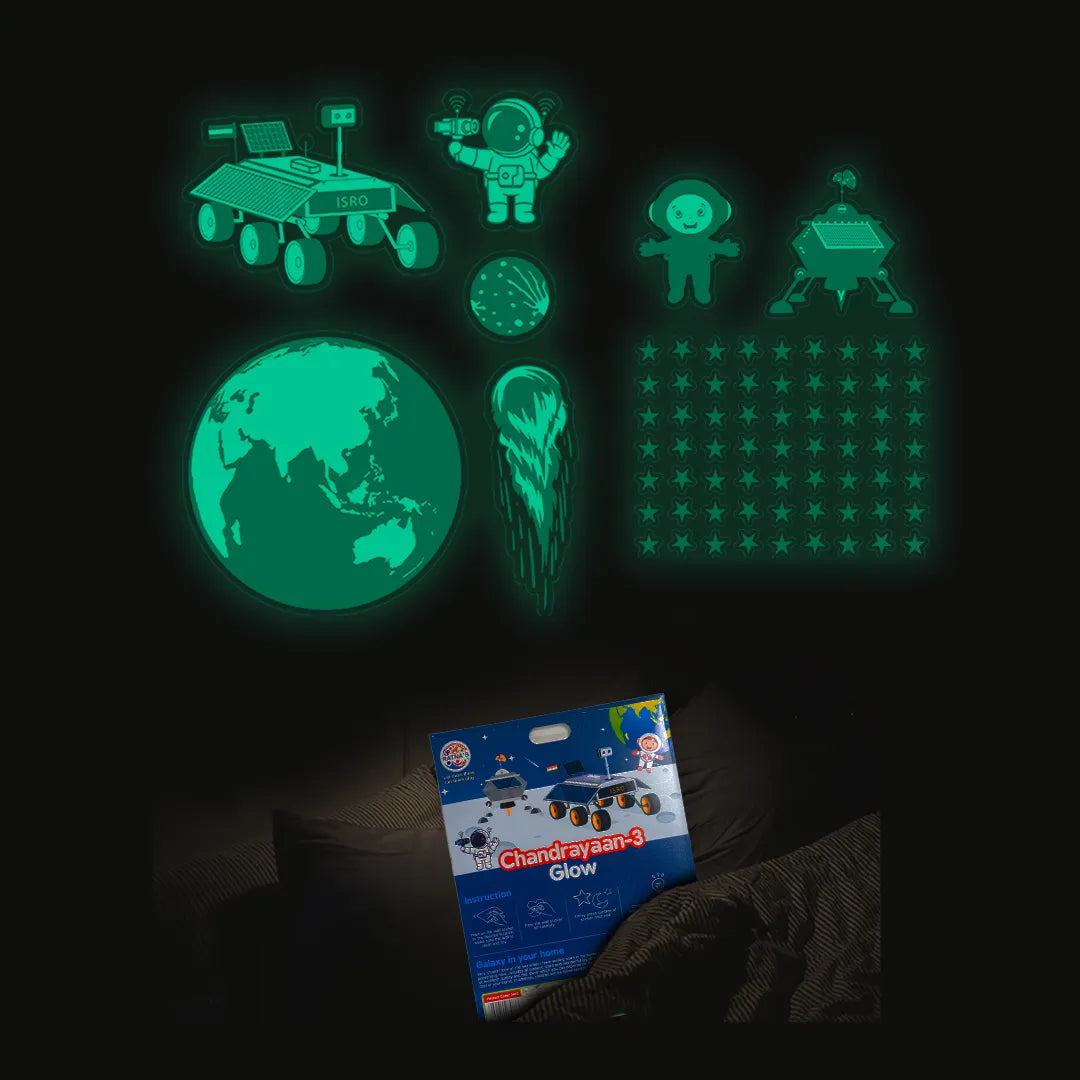 Ratna CHANDRAYAAN 3 GLOW Sticker