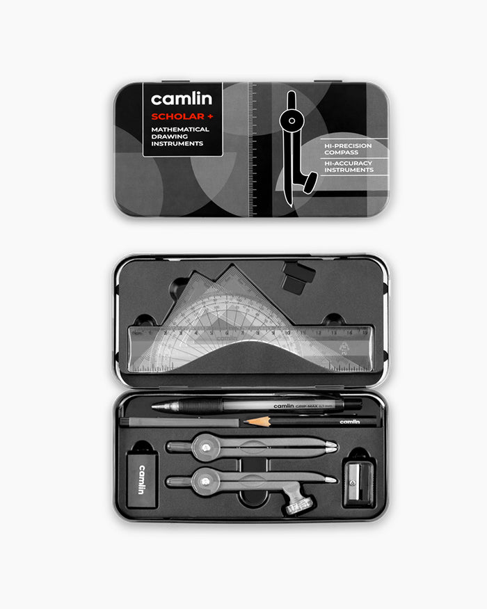 Camlin Scholar + Mathematical Instrumental Box