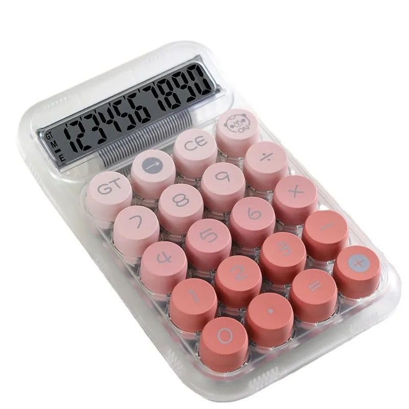 Pastel Electronic Transparent Calculator RZ819