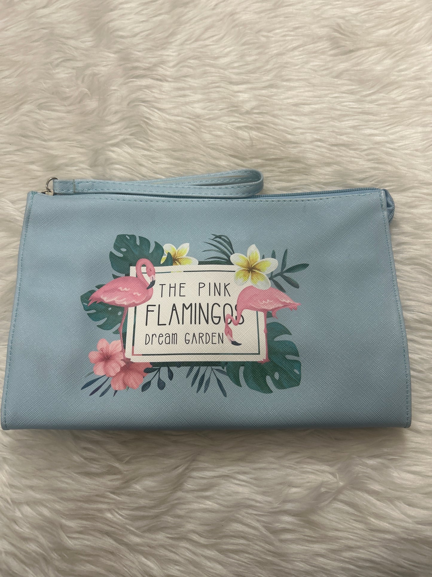 Flamingo Print Pouch