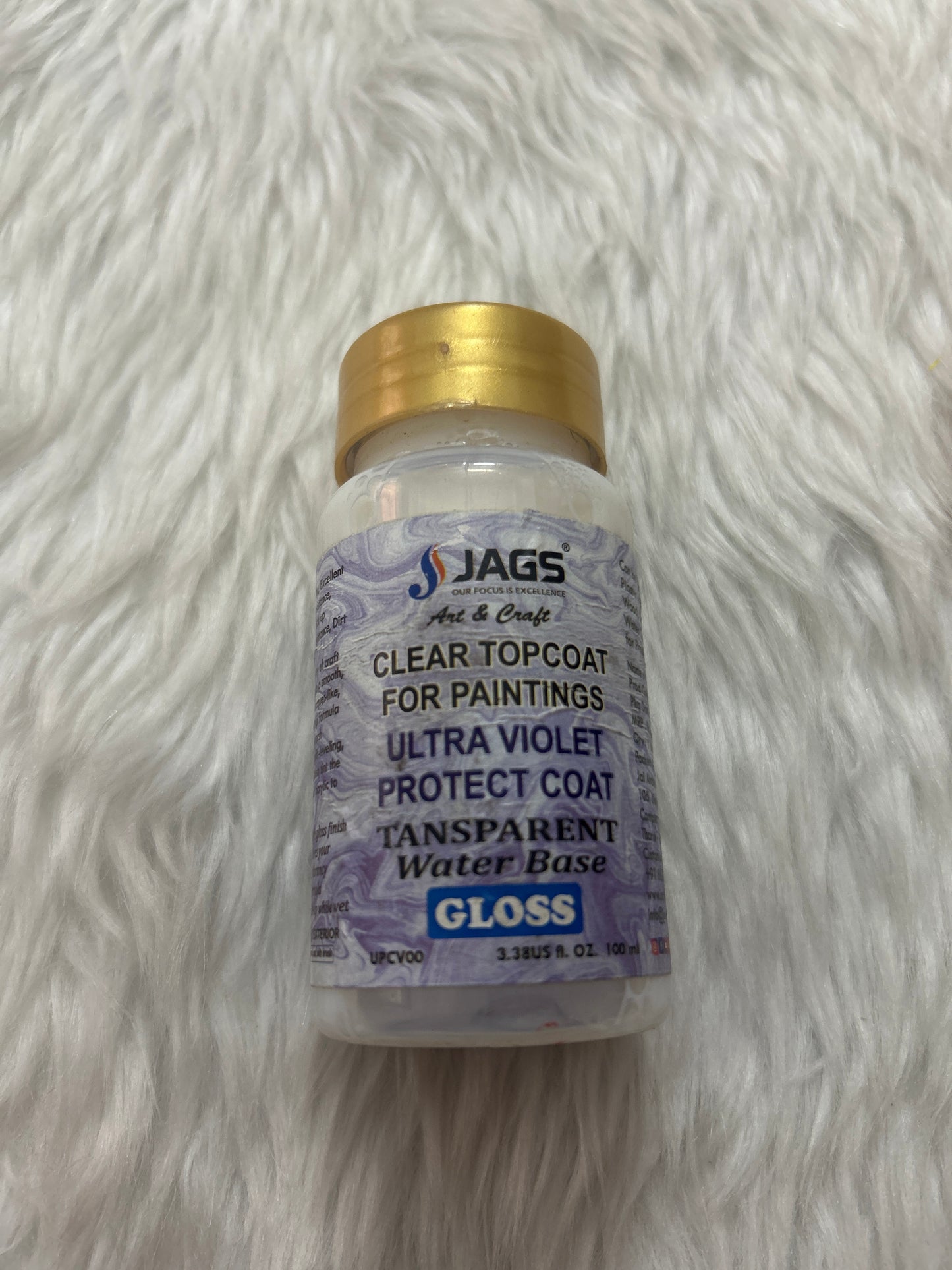 Clear Topcoat For Painting Gloss 100ML UPCV00