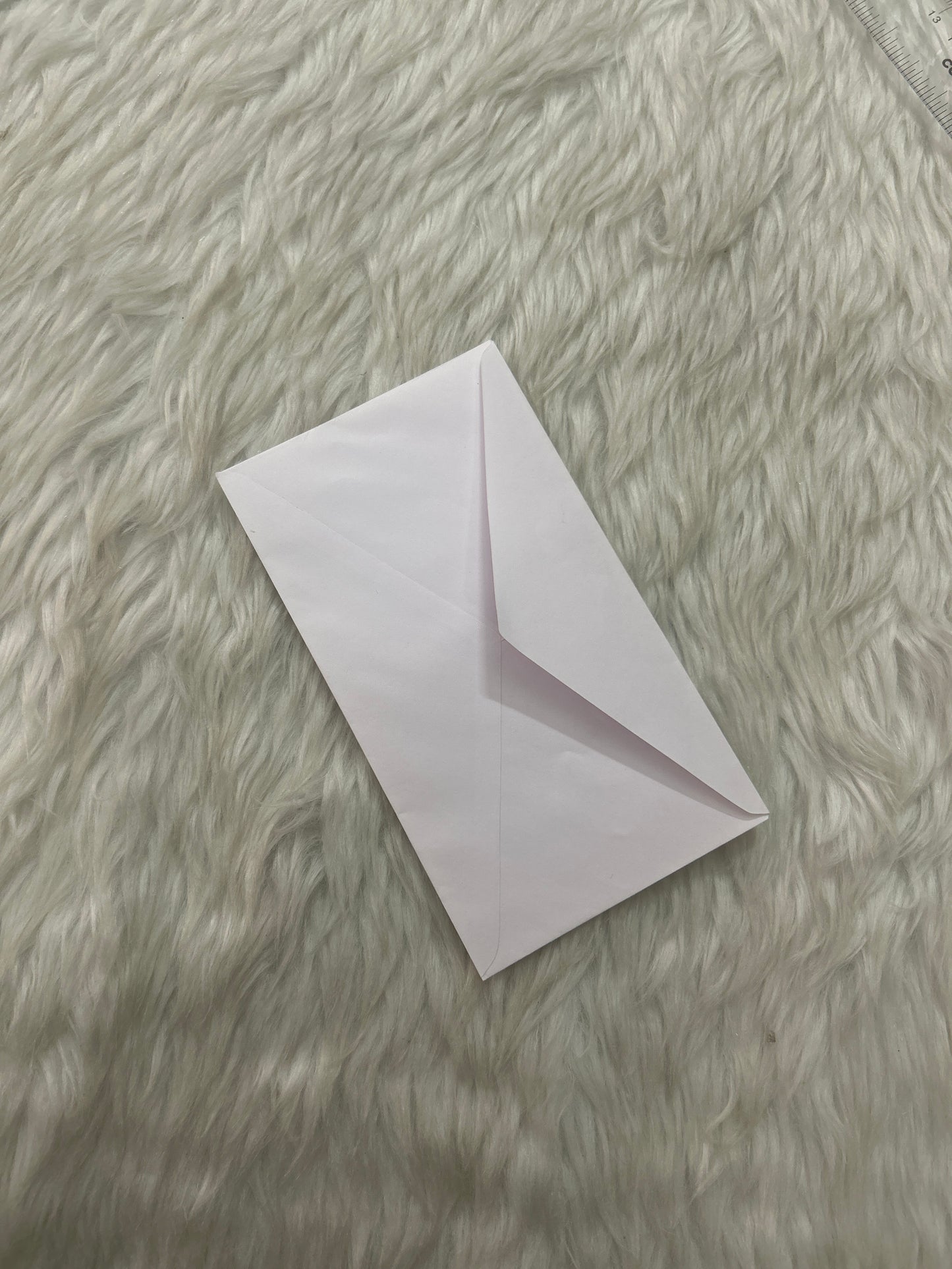 White Envelope 6”x3.5”