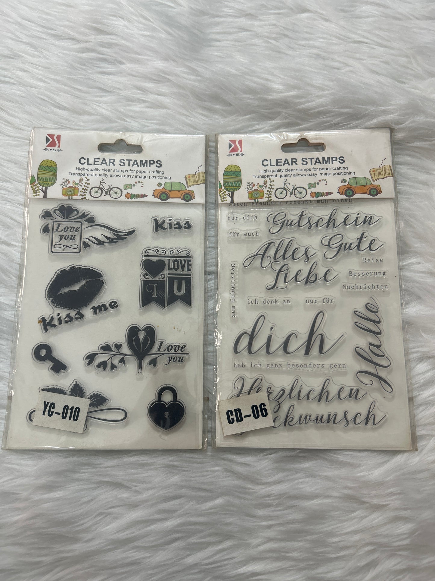 Clear Rubber Stamp 4*6