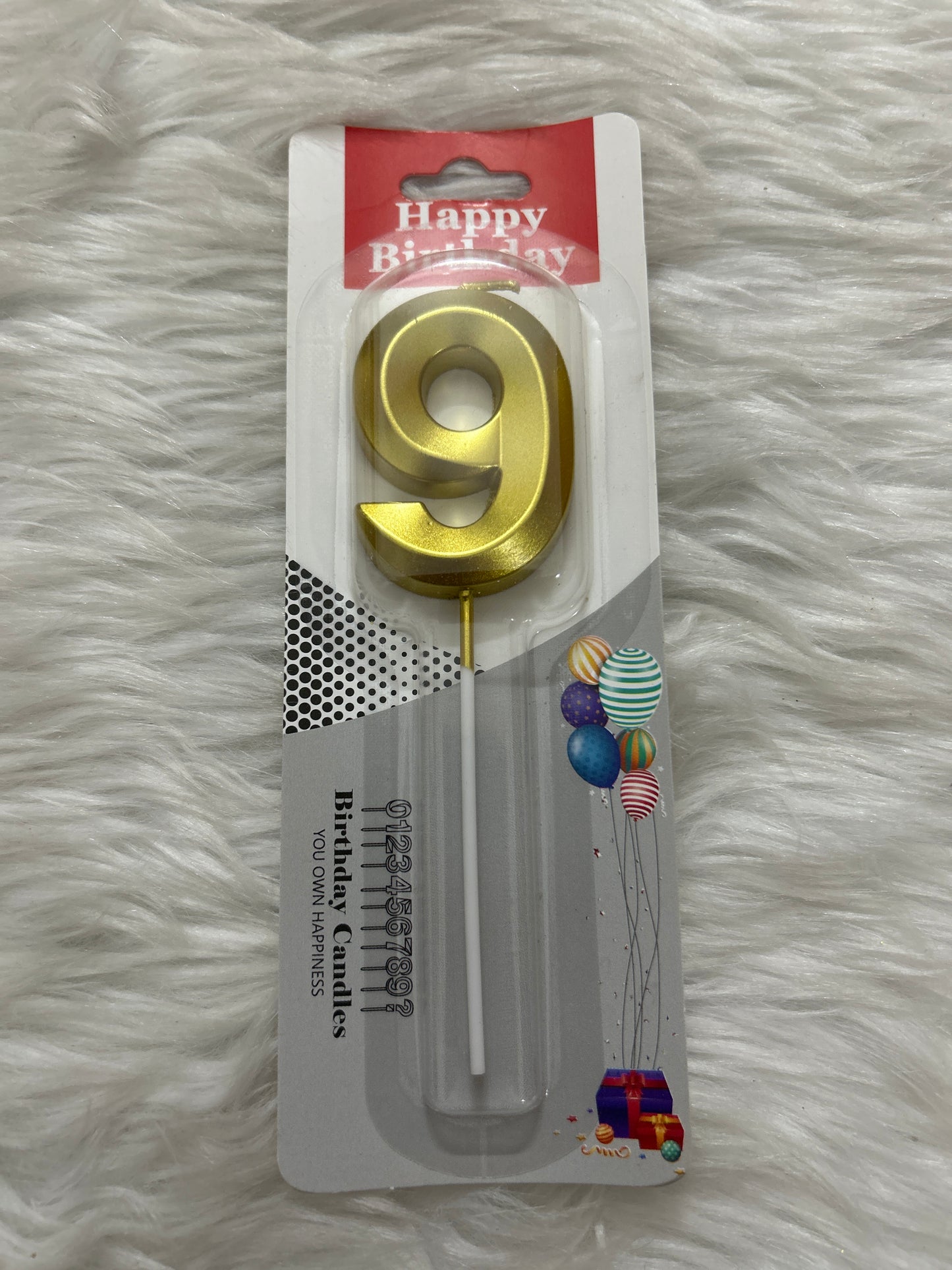 Golden Candle Number 9