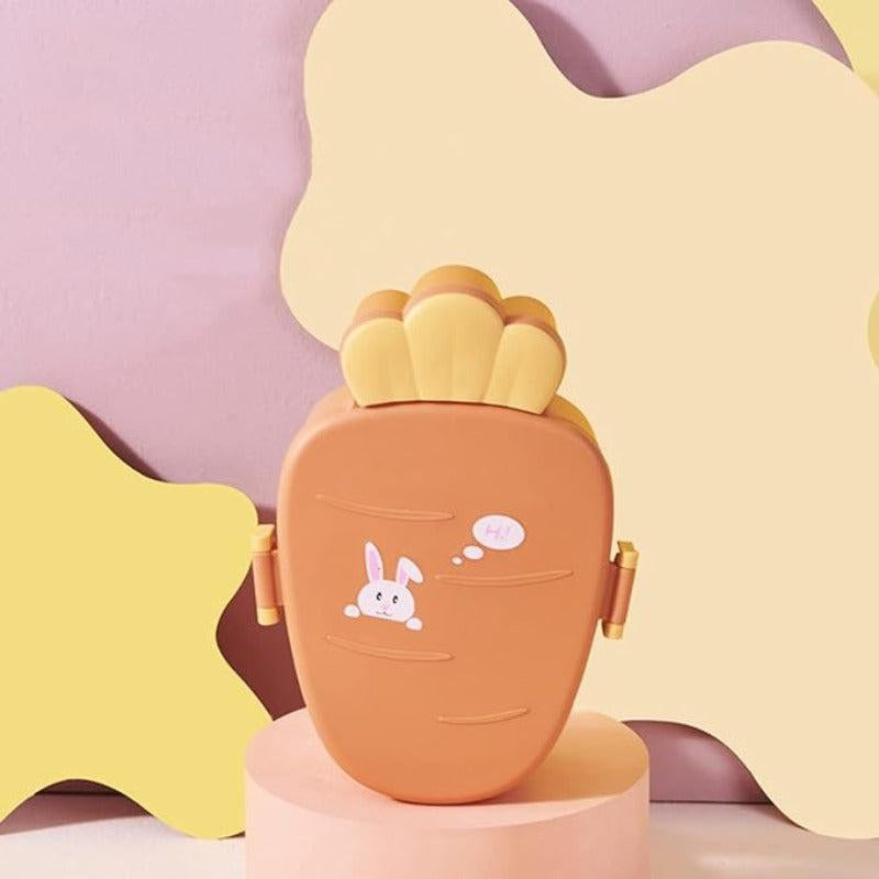 Fancy Carrot Lunch Box with Cutlery (Radish)
