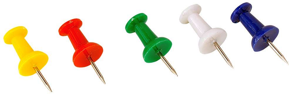 Deli Thumb Tacks (Push Pin) W0021 23mm