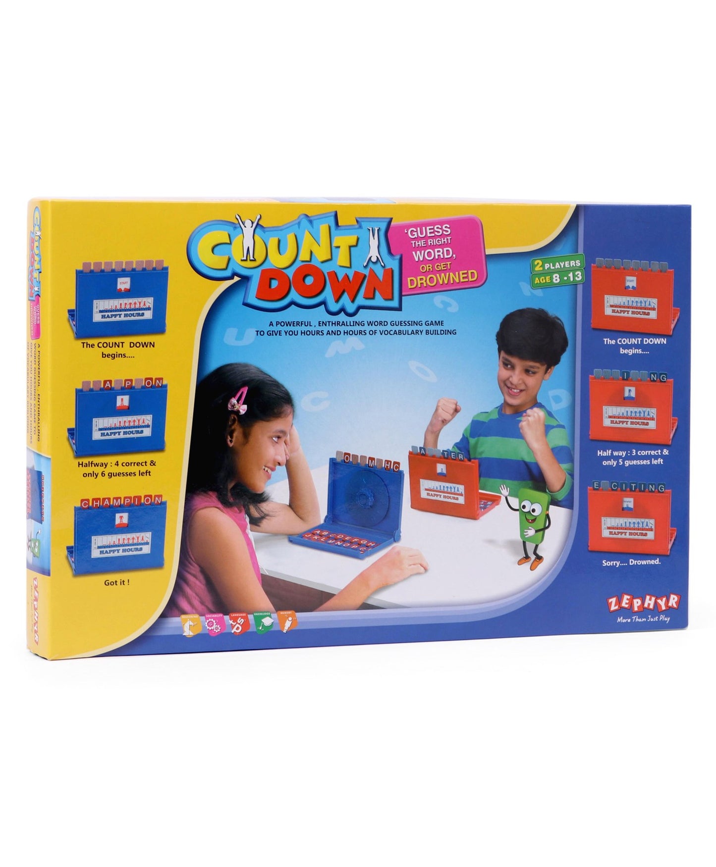 Zephyr Count Down Word Game 8-13