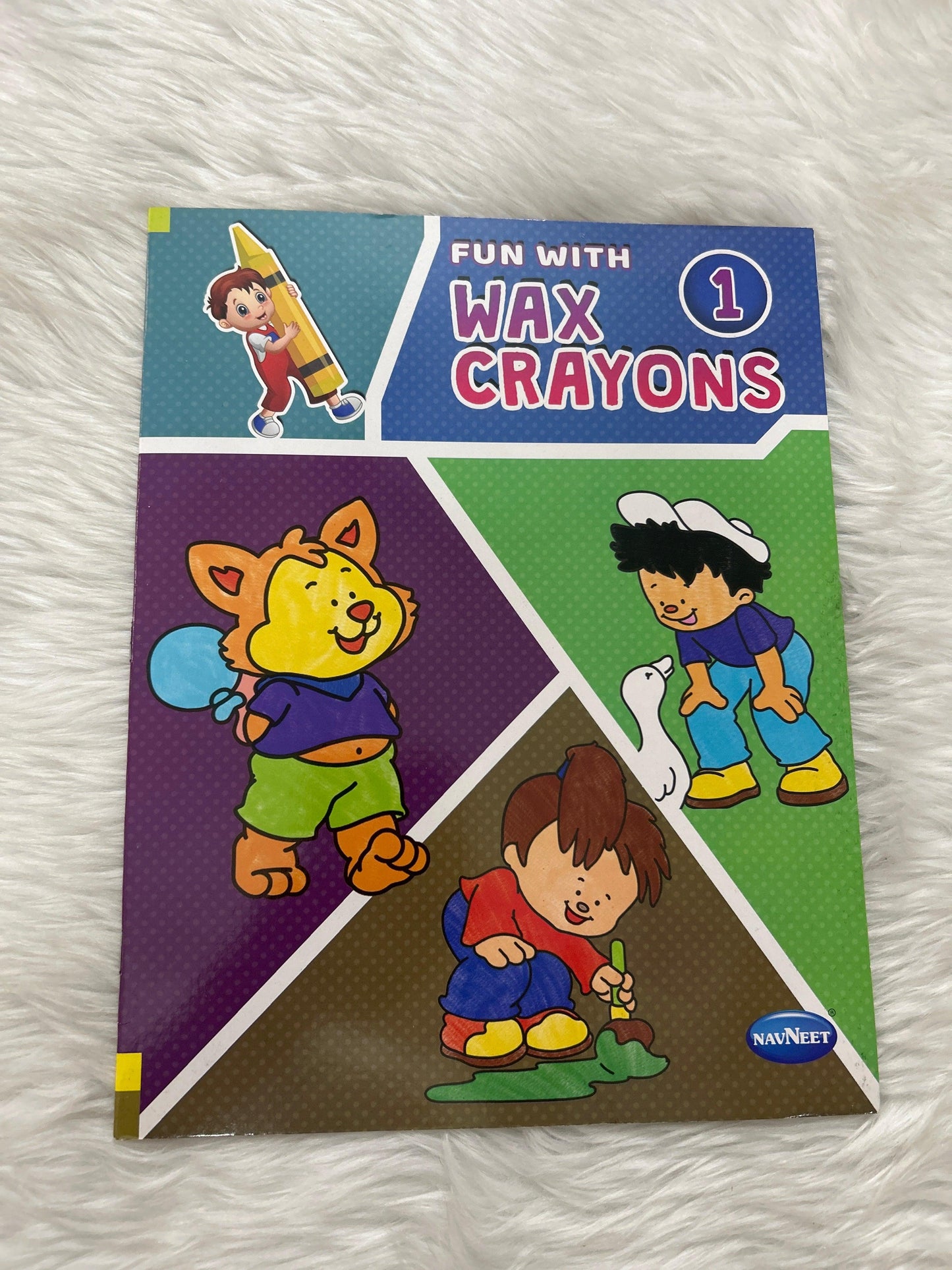 Navneet Fun with Wax Crayons 1 - Gift Hub Mart