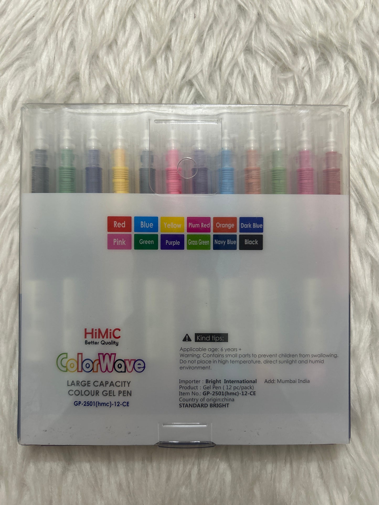 Himic Colour Gel Pen 12