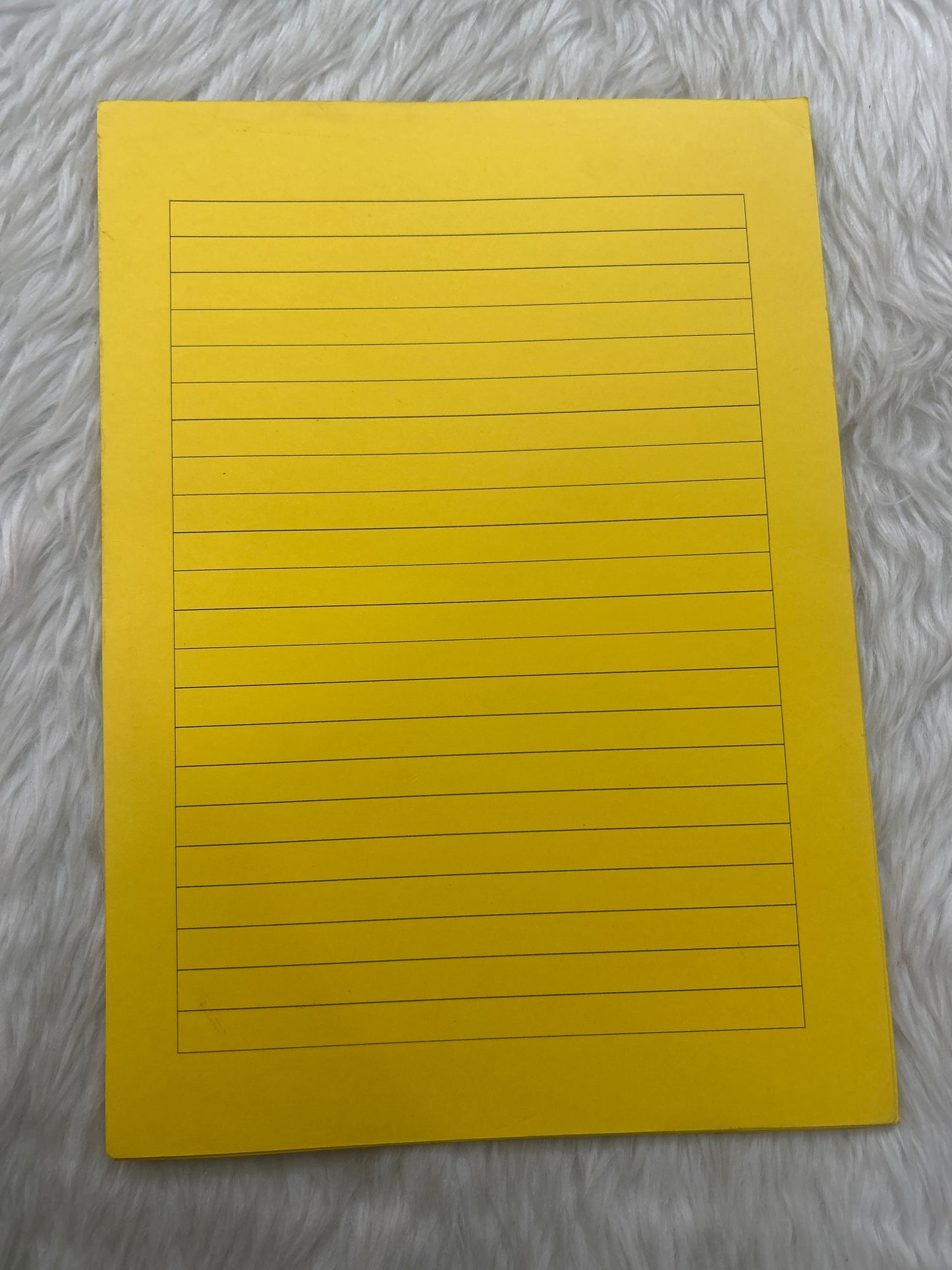 Yellow Ruled Thick Sheets