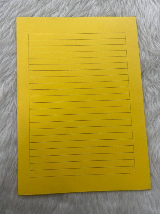 Yellow Ruled Thick Sheets