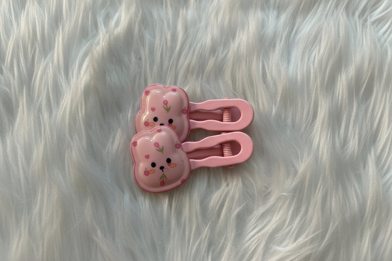Miffy Metal Hair Clip Set Of 2 - Gift Hub Mart