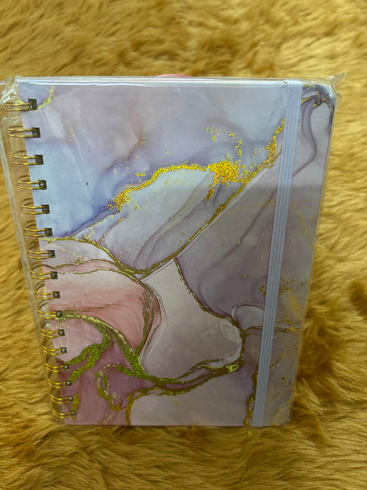 A5 Spiral Diary 1801-4- Alcohol Ink Design