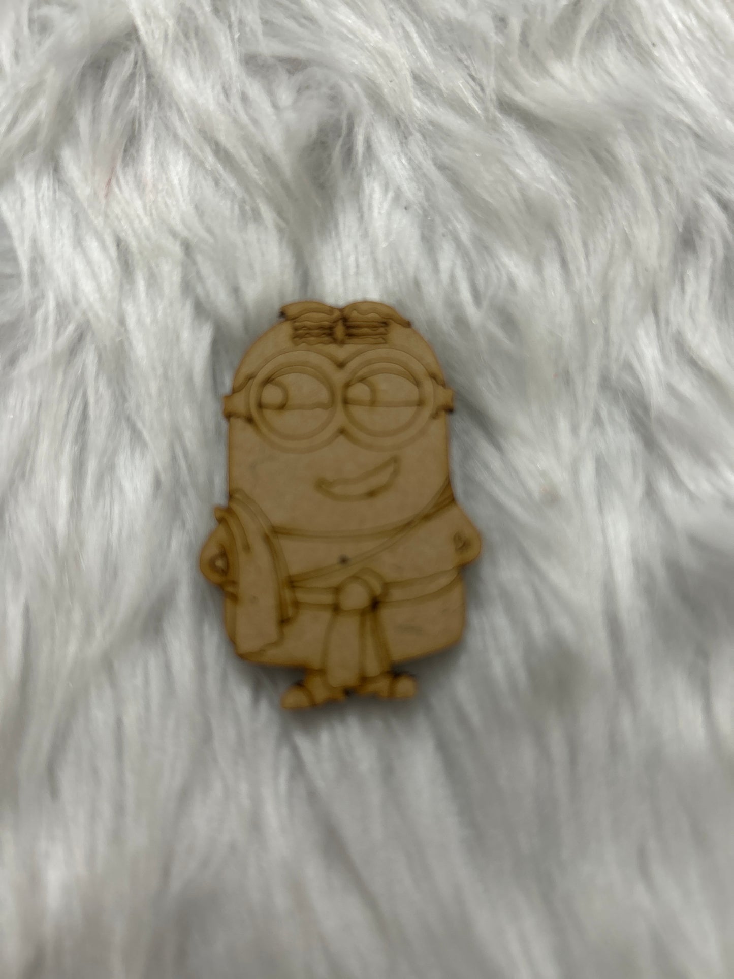 DIY Pre-Marked MDF Cutout- Minion Fridge Magnet