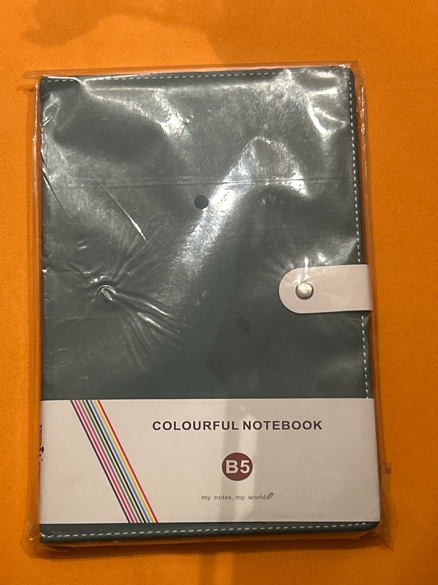 Office Diary with Button Flap B5 (Ruled)