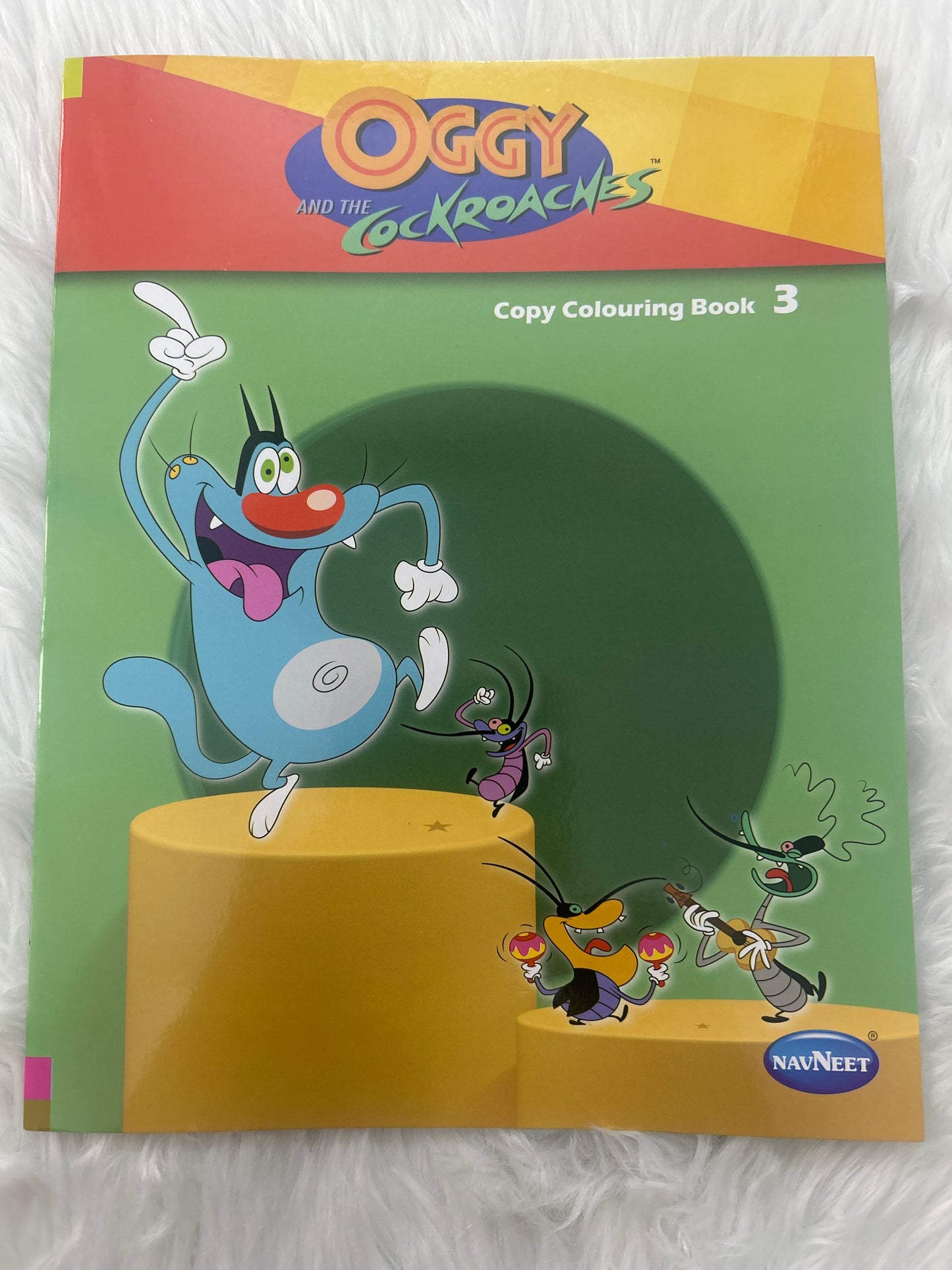 Navneet Copy Colouring Book 3 - Oggy and the Cockroches