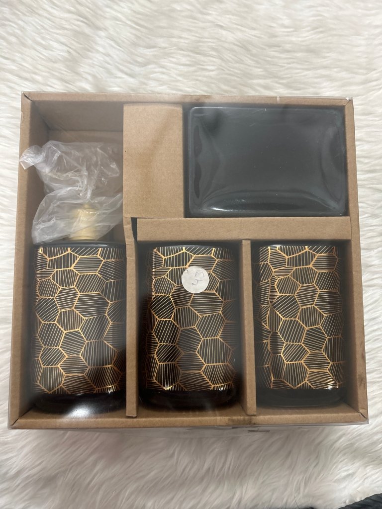 4 Piece Bathroom Set by Gift Hub Mart