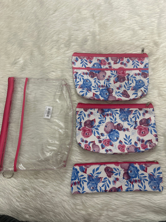Floral Travelling Pouch Set of 4
