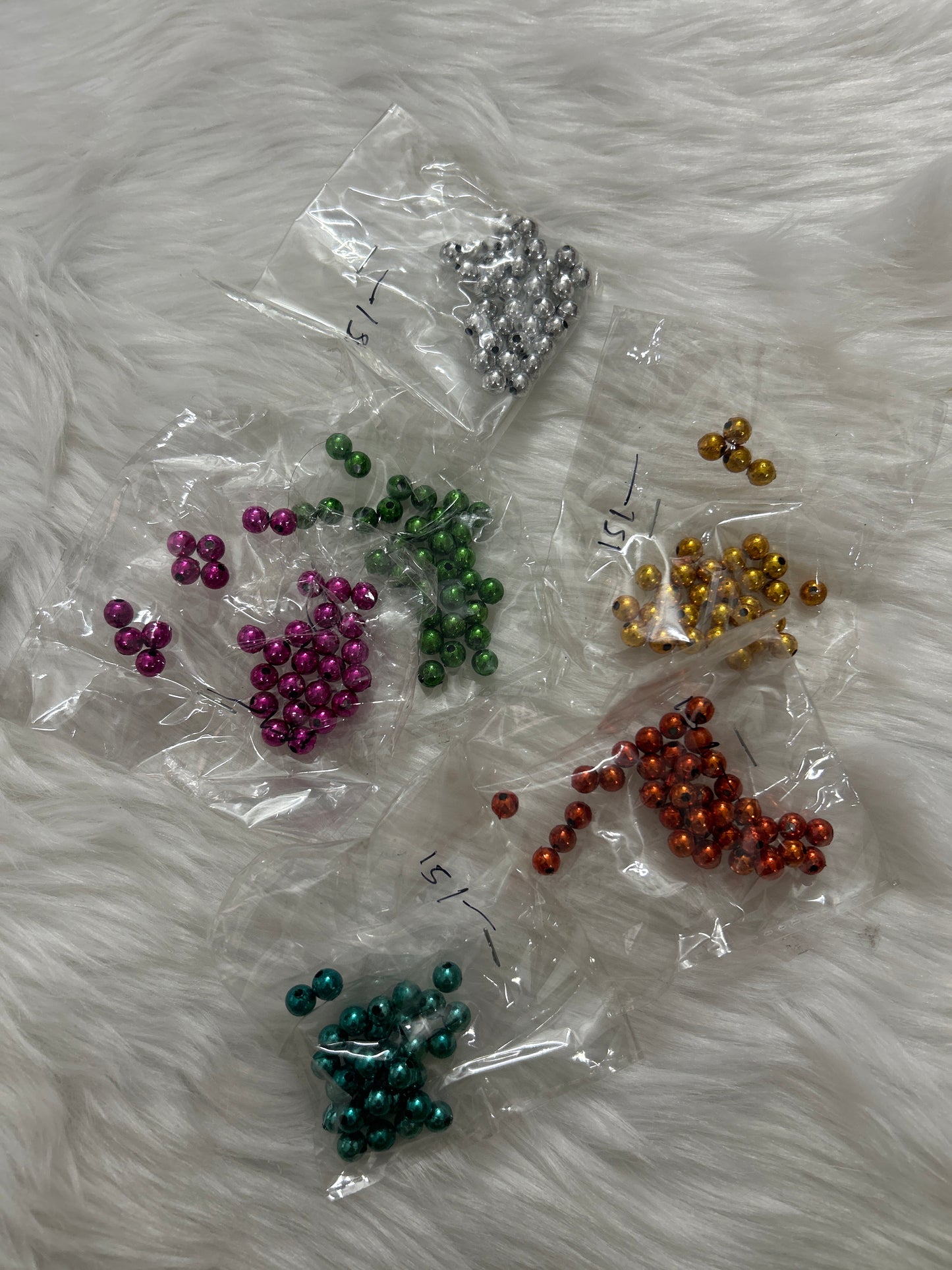 Multicolour Metal Beads