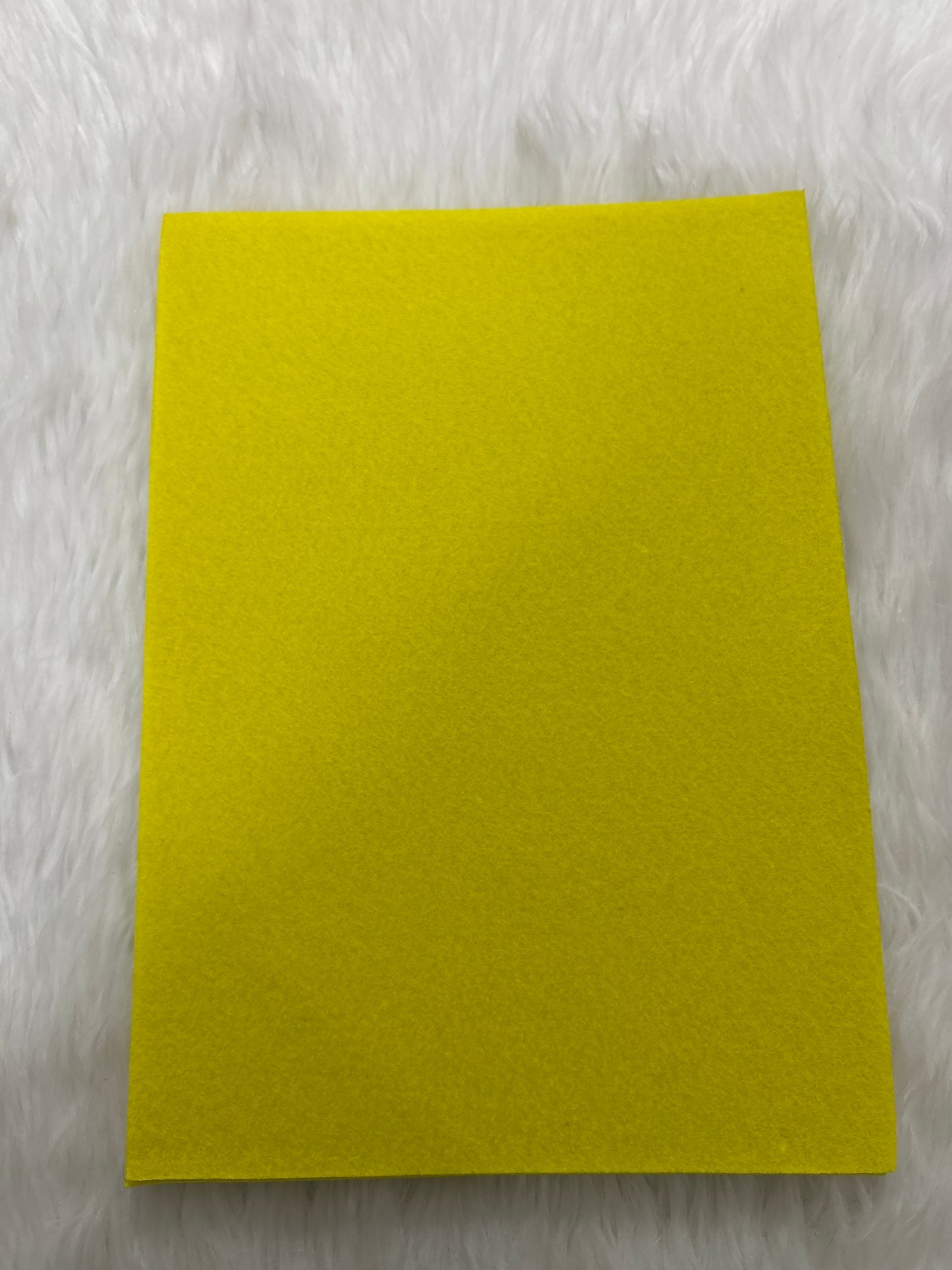 A4 Nonwoven Felt Sheets- Yellow