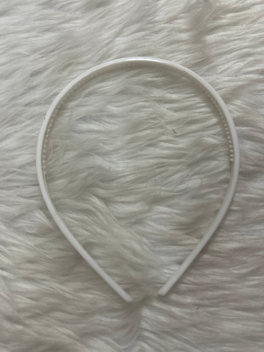 Hair Band Thin White