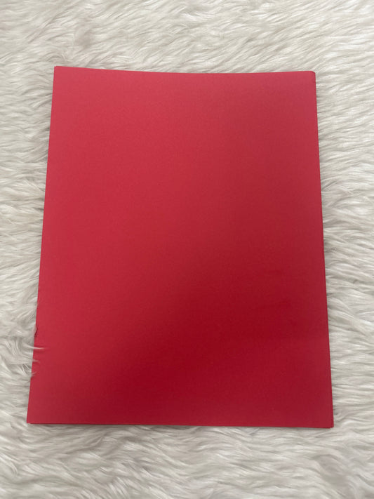 A4 Cartridge Paper- Red