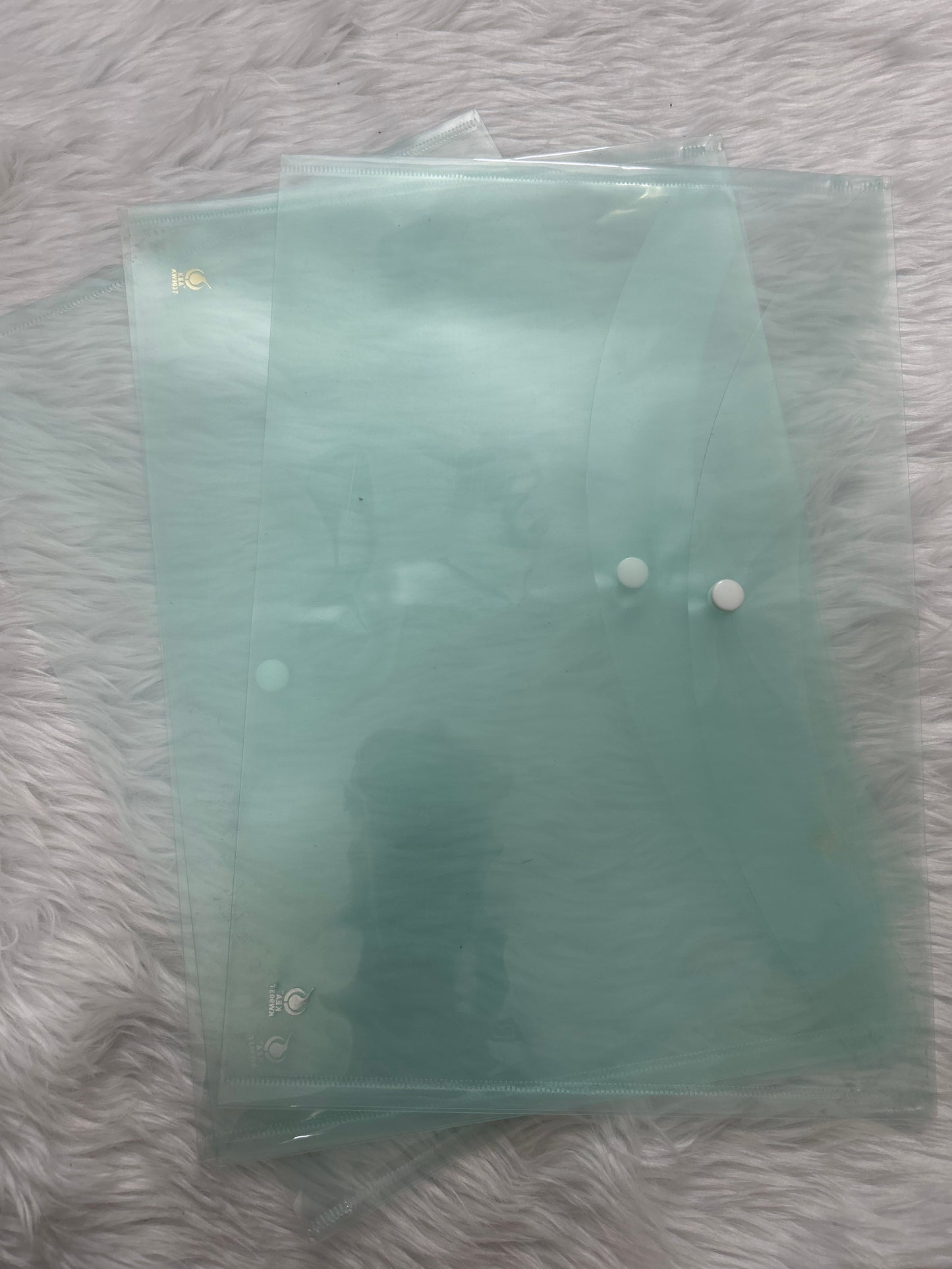 Button Folders Transparent Green