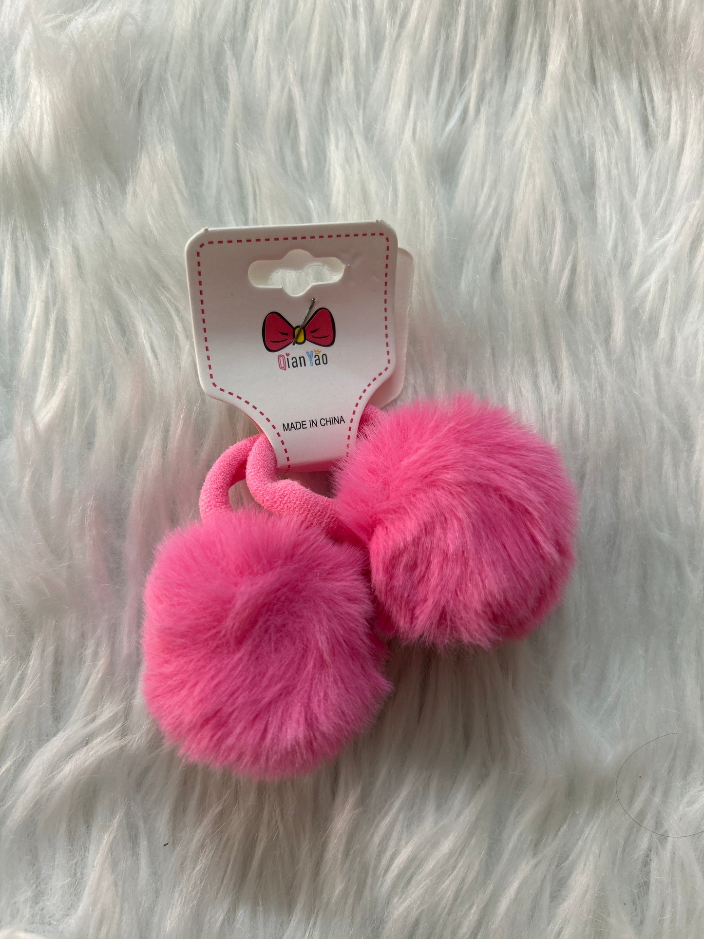 Pompom Rubber Band Set Of 2 - Gift Hub Mart