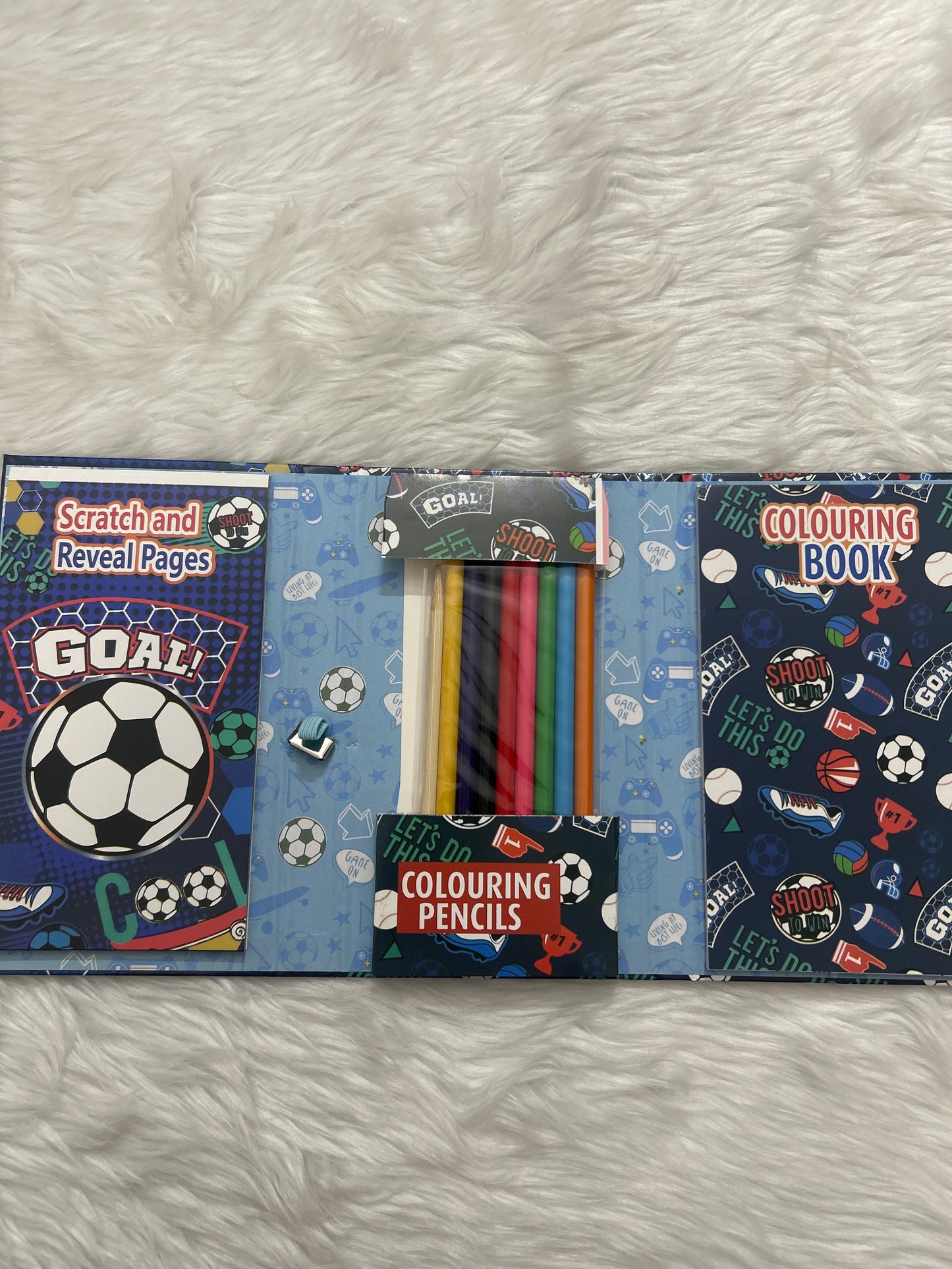 Colouring Book & Scratch Pad Set