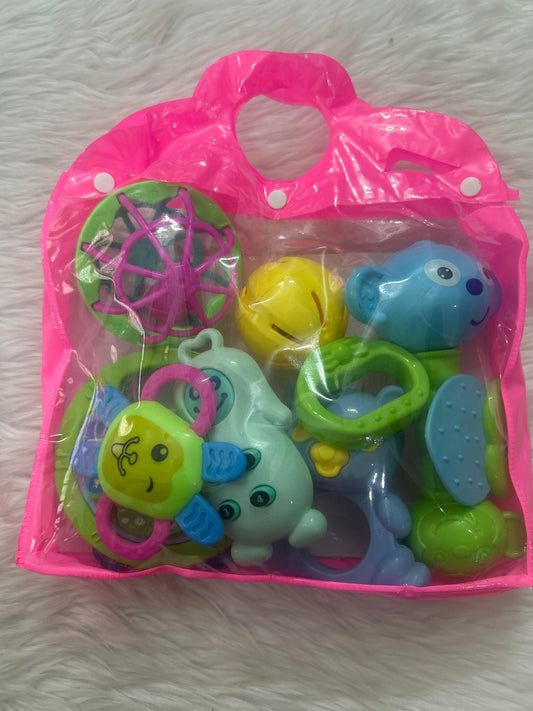 Aditi Toys Kinder Rattles 8 pcs Bag