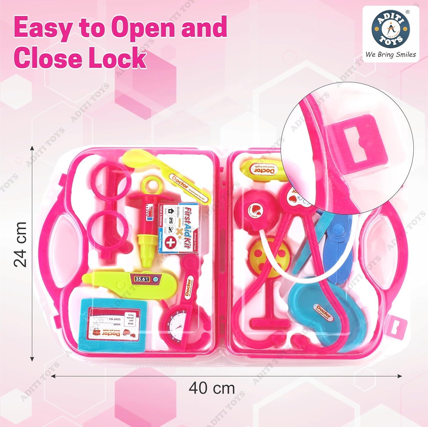 Aditi toys Little Doctor Tools 3+