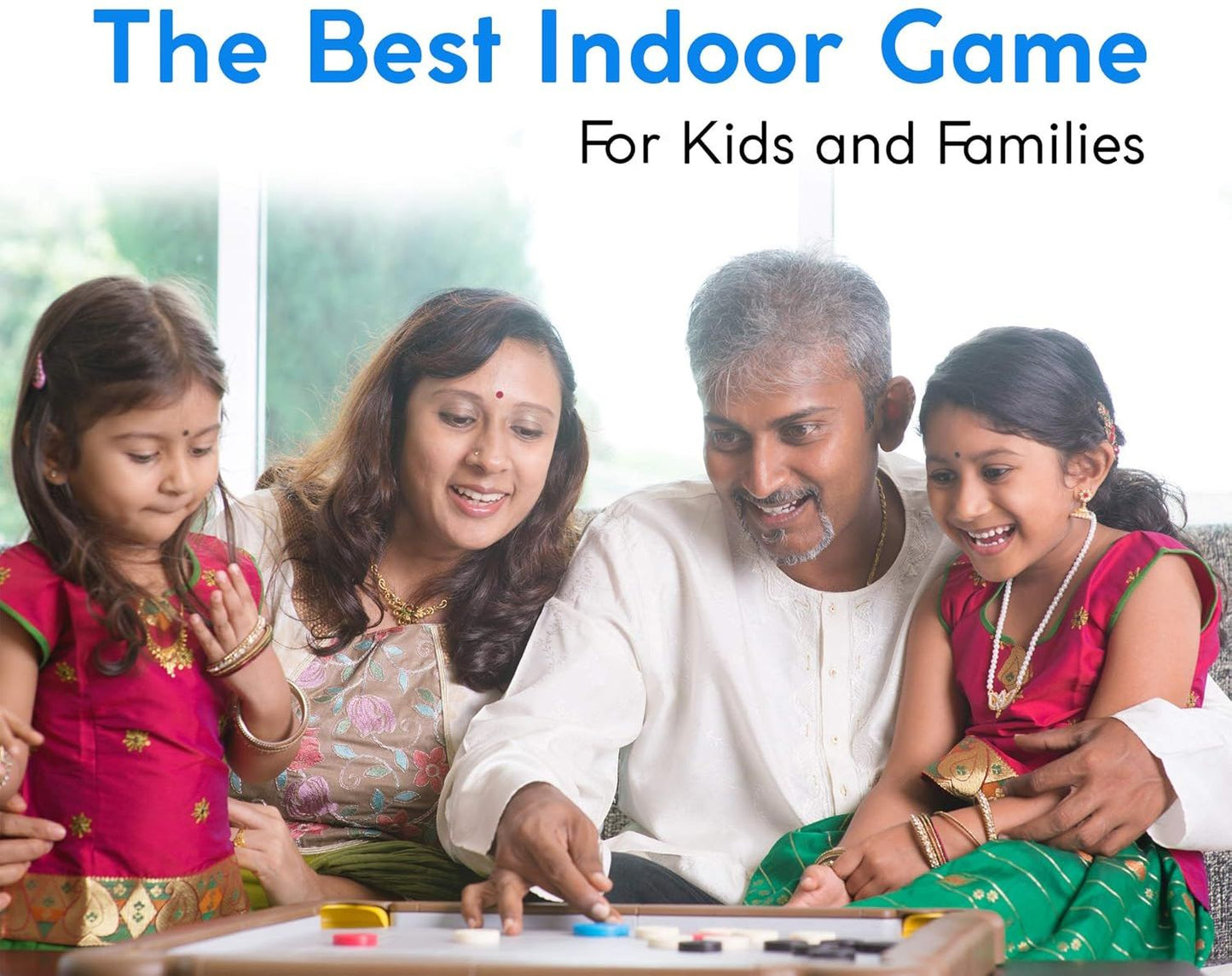 Carrom Board 4in1 26”x26” Frozen Theme