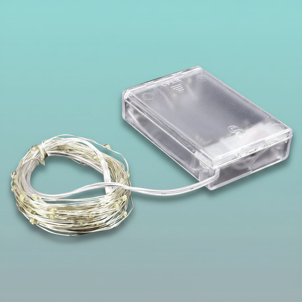 5 Mtr White Fairy Lights by Gifthubmart