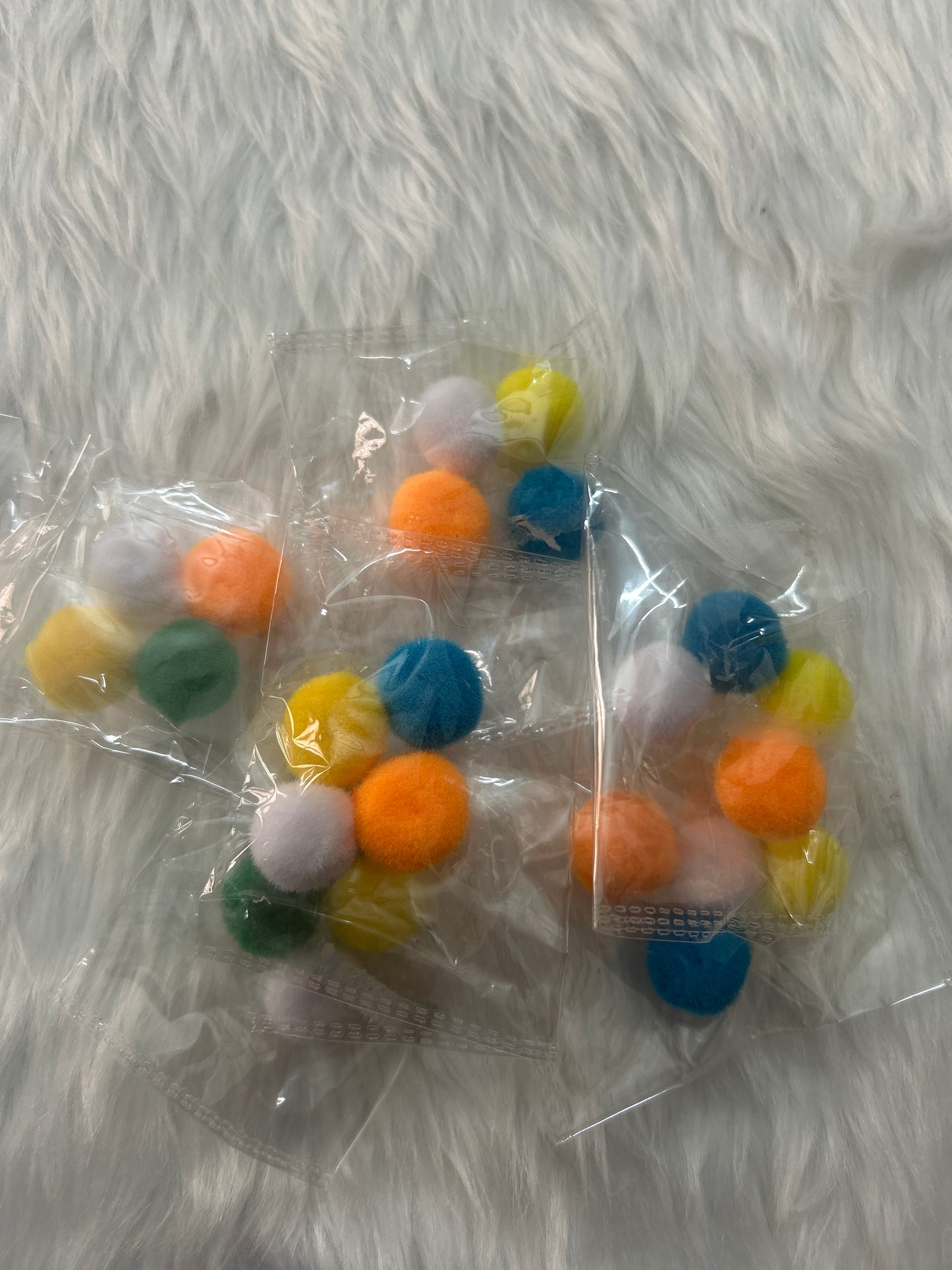 Pompom Balls Multicolour (Pack of 4)