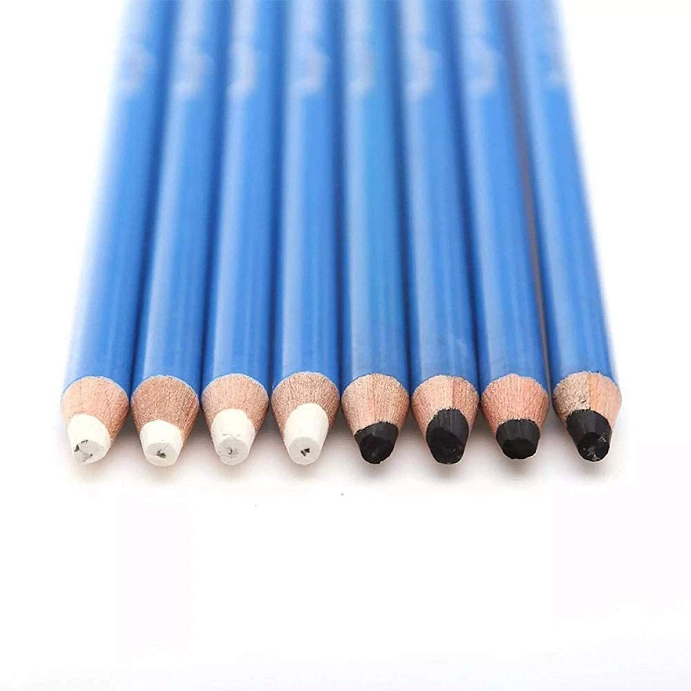 WORISON Artist Black & White Pastel Pencils (8 Piece)