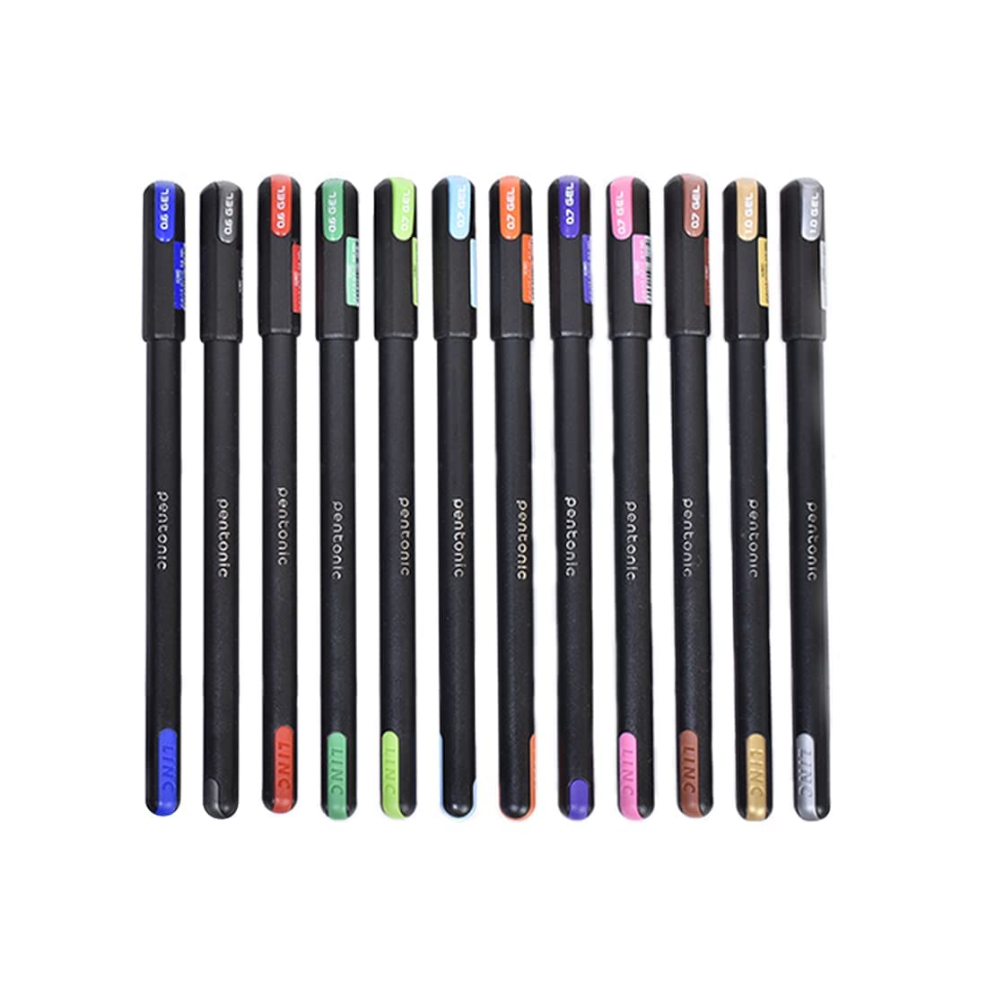Pentonic Multicolour Gel Pen Set of 12
