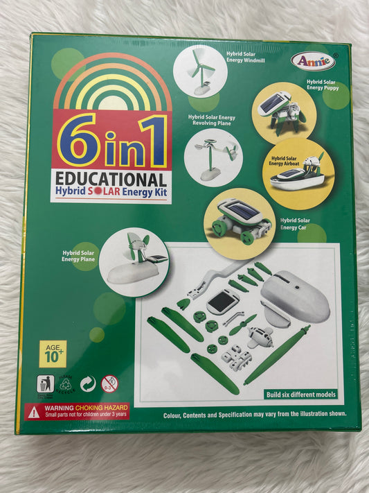 Annie 6 IN 1 Educational Solar Energy Series 1- 10+