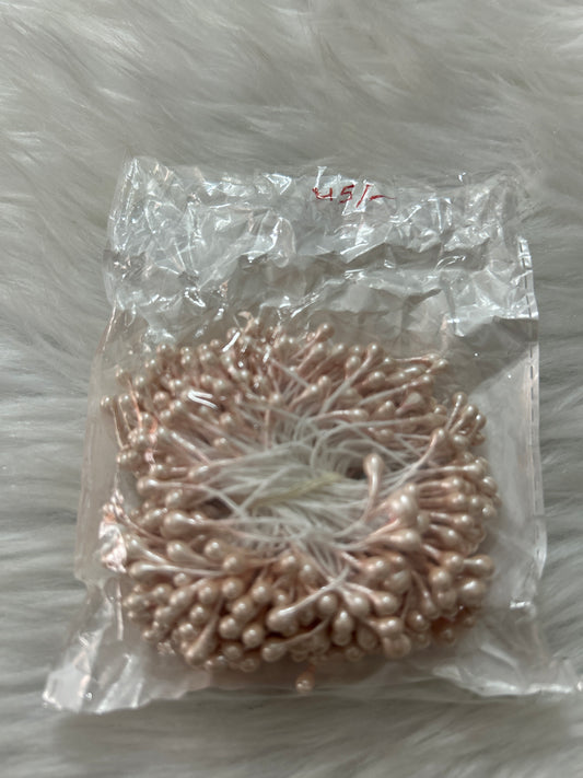 Artificial Pollen Beads- Pale Pink
